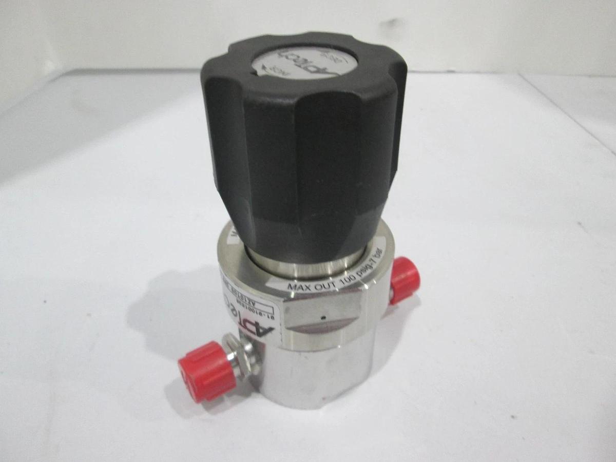 Used APTech, AZ1010S 3PW MV4 MV4 IV4, 1/4 VCR 3 Port Regulator, Used