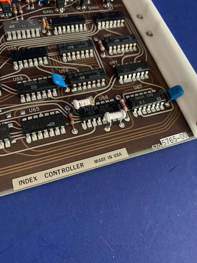 Used Index Controller 670-5765-00 PCB Assy, Used