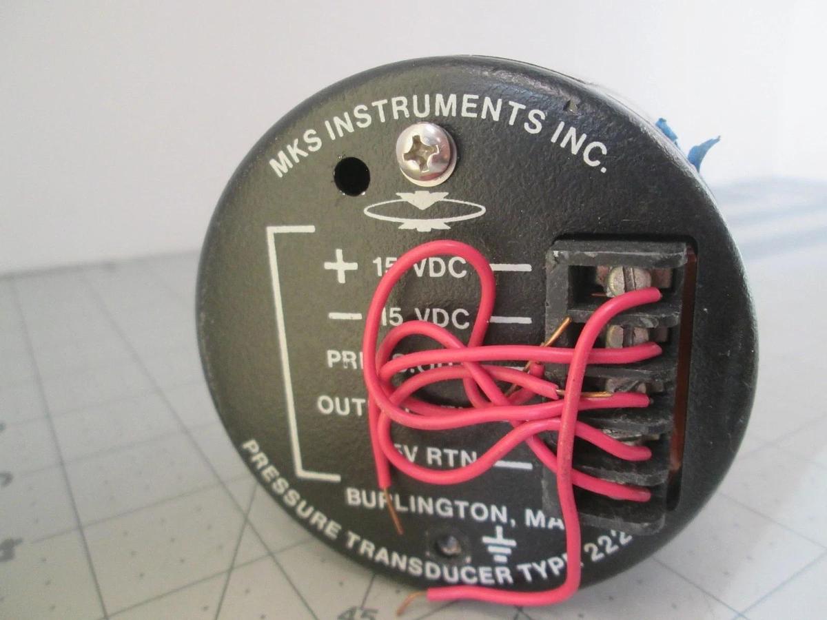 Used MKS. Baratron Type 222C, 222CA-00010-SP035-81, 2 Torr, Used