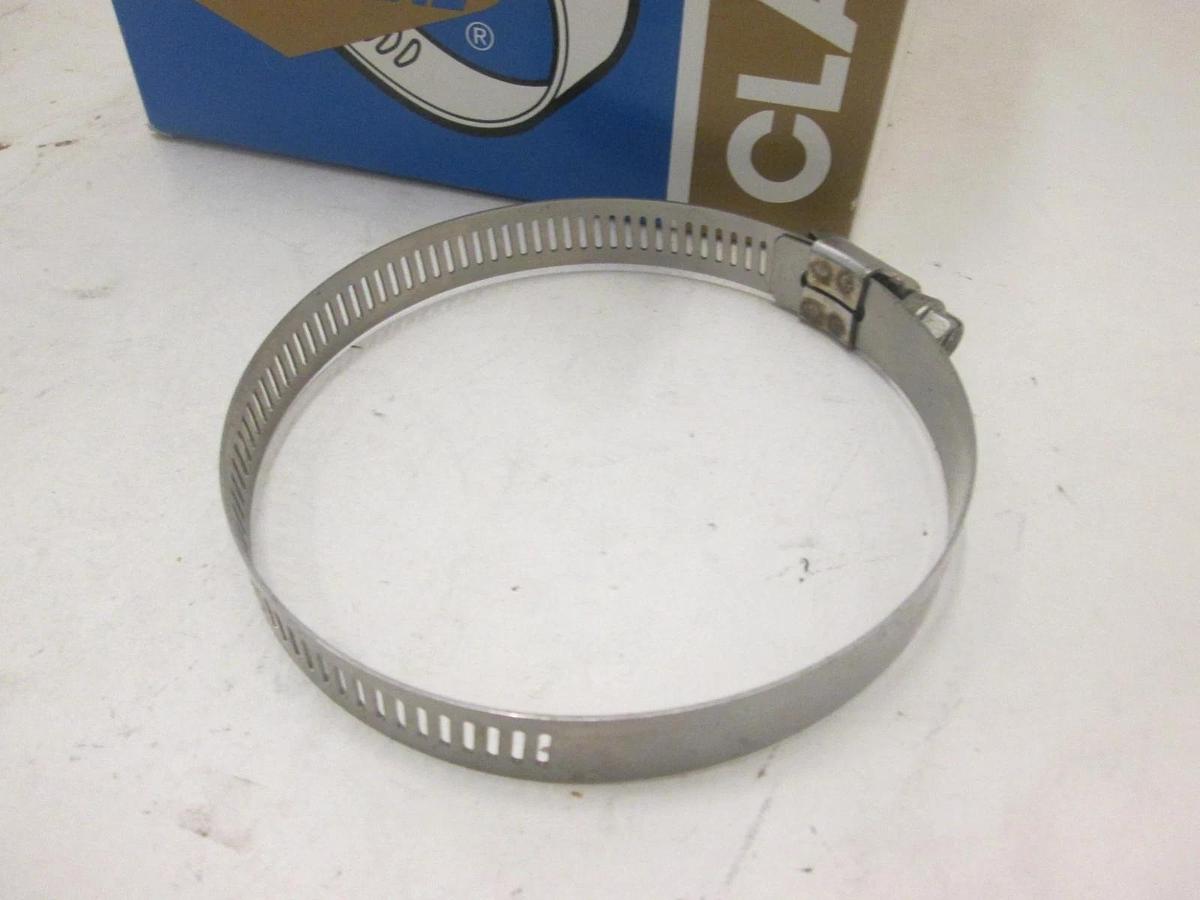 GOLD SEAL CLAMPS, H48SS, HOSE CLAMP 7/16 Band 2 3/16min To 3 1/2max, New, Lot10