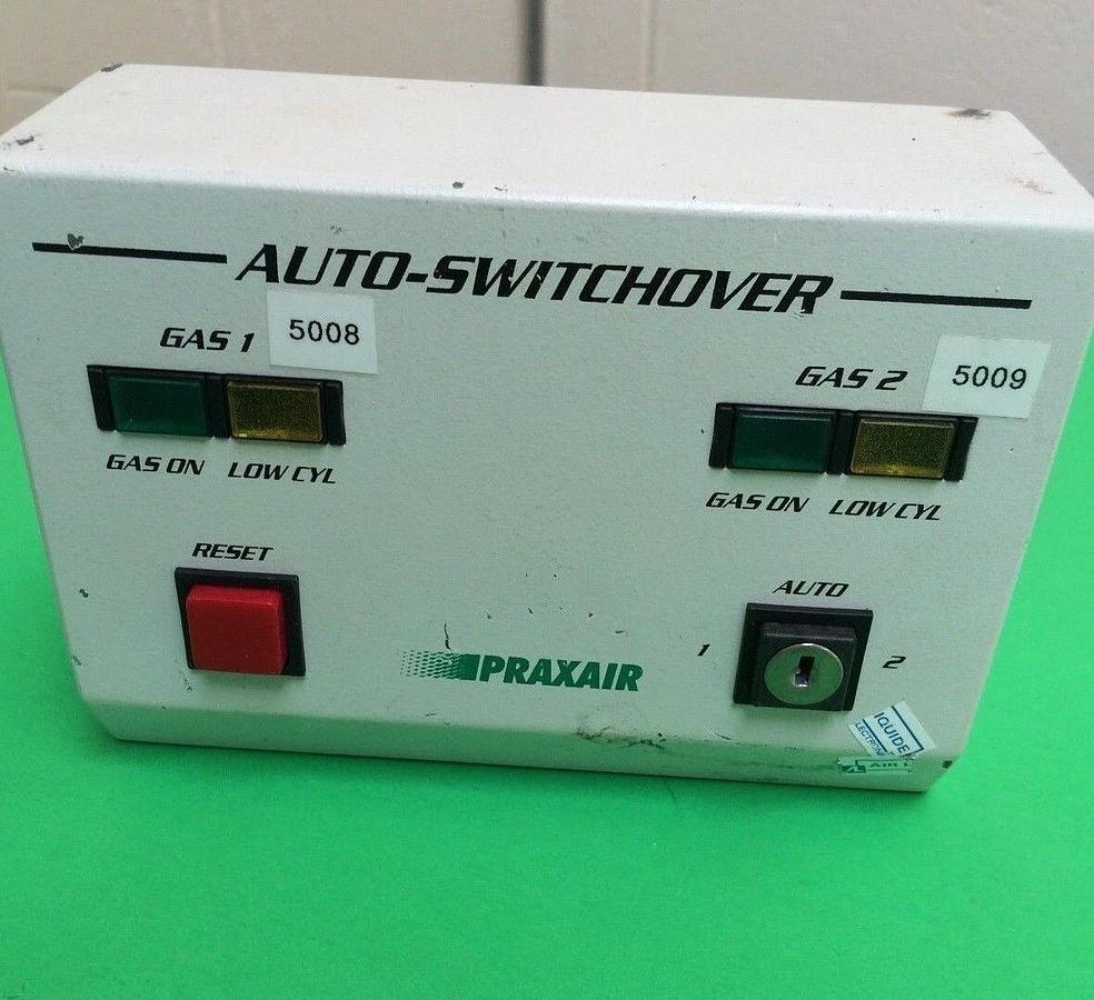 Used Praxair Auto-Switchover, high purity inert switch over controller