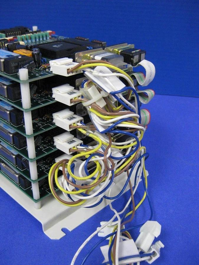 Used TEL Tokyo Electron T-Bawl Control Unit PCB Assembly w/ (6) MDIF-01A-1