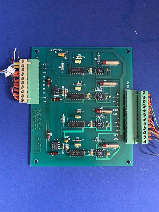 Used MRL Industries 920-930998 Power Switch Board PCB, Used