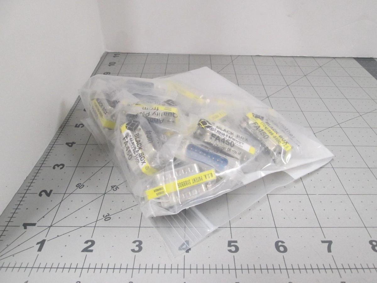 Black Box, FA450, Adapter, DB15 Male/DB15 Male, Shielded, New, Lot of 23