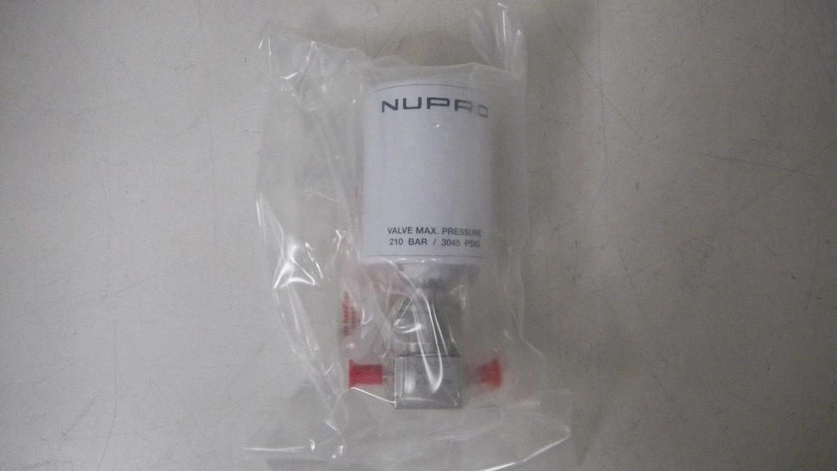 Nupro High Pressure Valve 6LV-HDB111P-C, 1/4" Tube Butt Weld, NIB