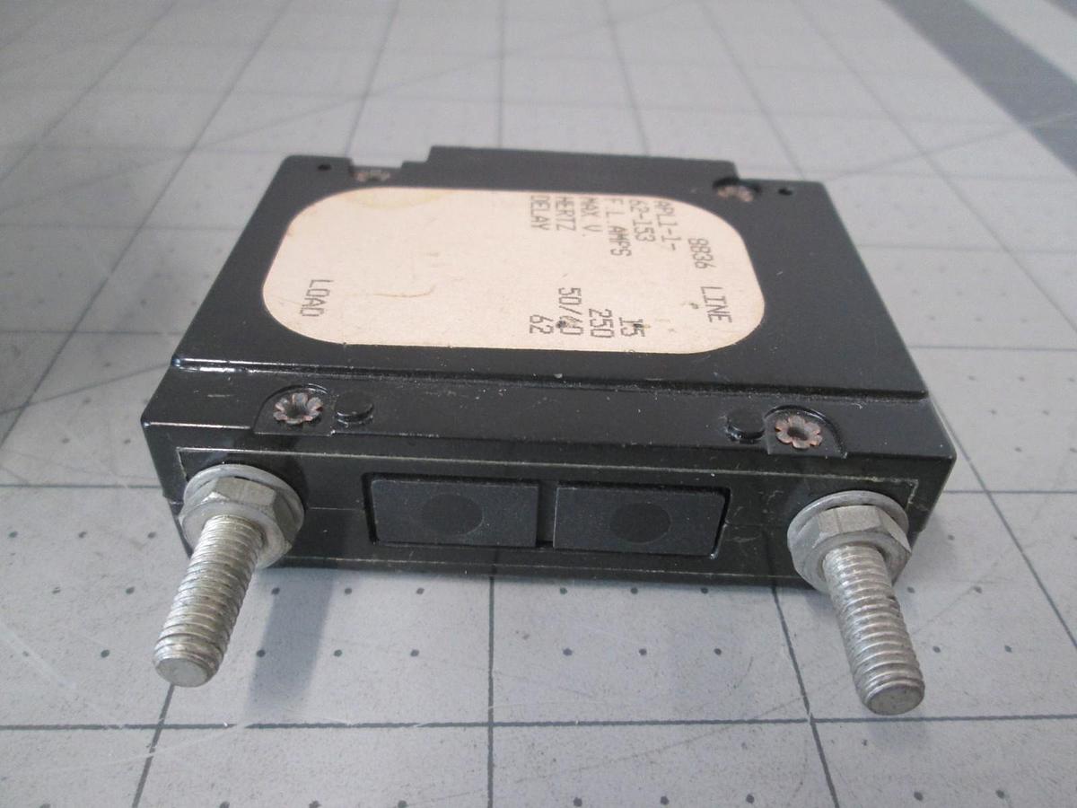 Used Airpax, Circuit Breaker, Single Pole, APL1-1-62-153, Used, Lot of 5