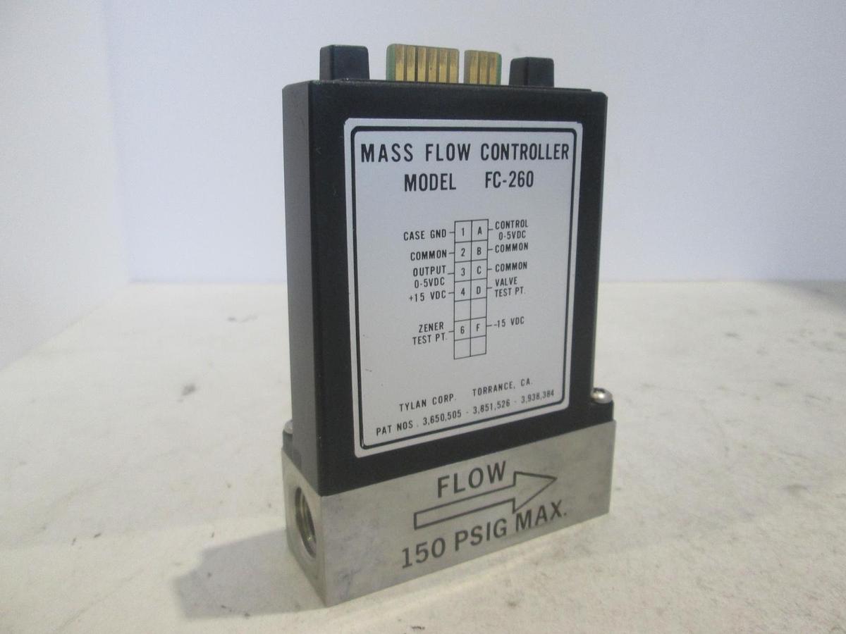 Used Tylan, FC-260V, Mass Flow Controller, 200 SLPM, O2, Used