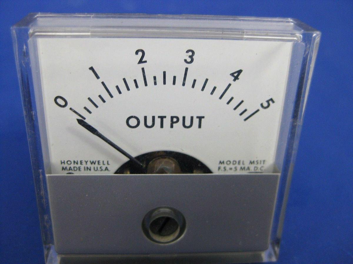 Used Honeywell / Jewel MS1T Panel Meter, 1-5 Output