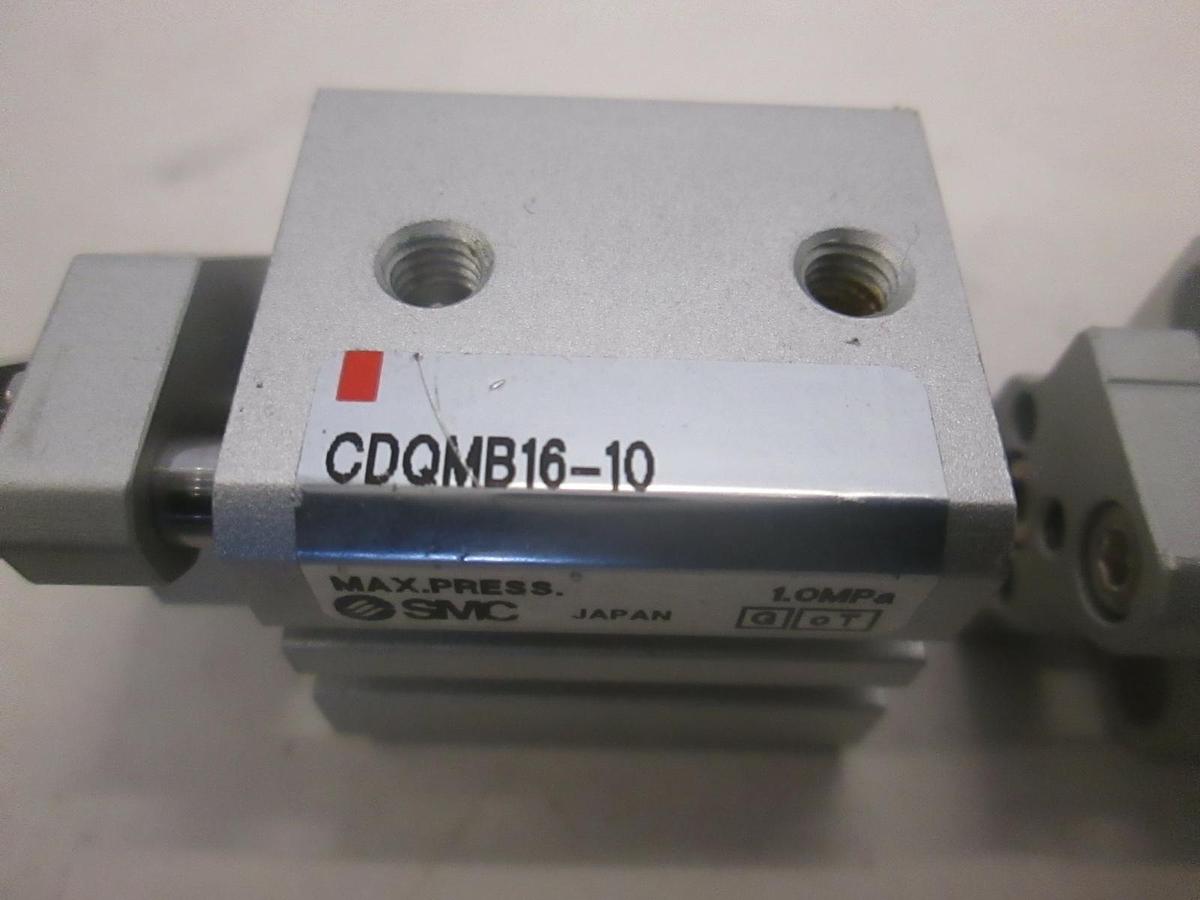 Used SMC, Compact Cylinder, CDQMB16-10 (1) and CDQMB12-10 (2), Used