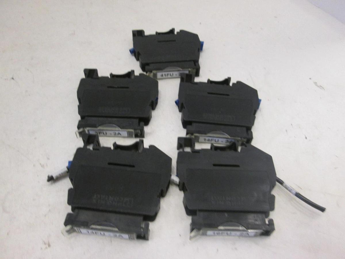 Used Phoenix Contact, Type USIG, Terminal Fuse Block, 2A, Used, Lot of 5