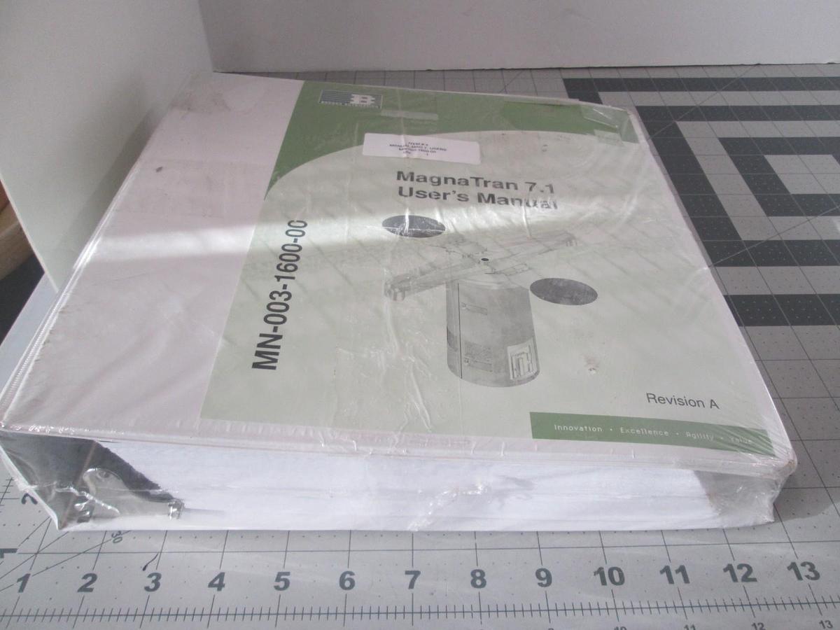 Brooks Automation, MagnaTran 7.1 User Manual, MN-003-1600-00, New