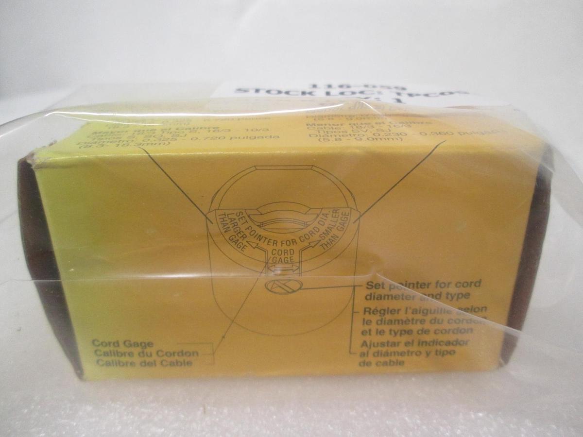 Hubbell, HBL4570C, Twist Lock Plug, 116-059, New