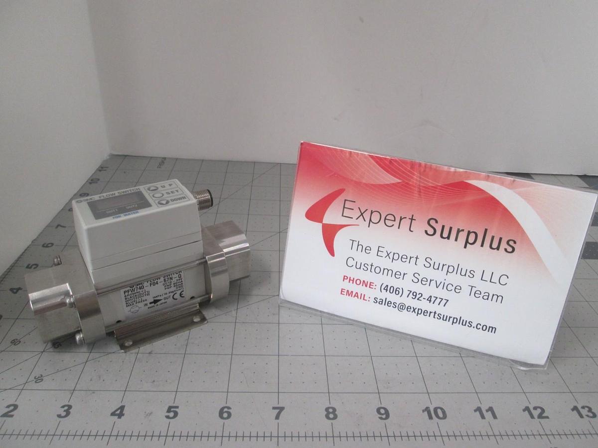 SMC, PFW740-F04-67N-Q, Digital Flow Switch Assy, New