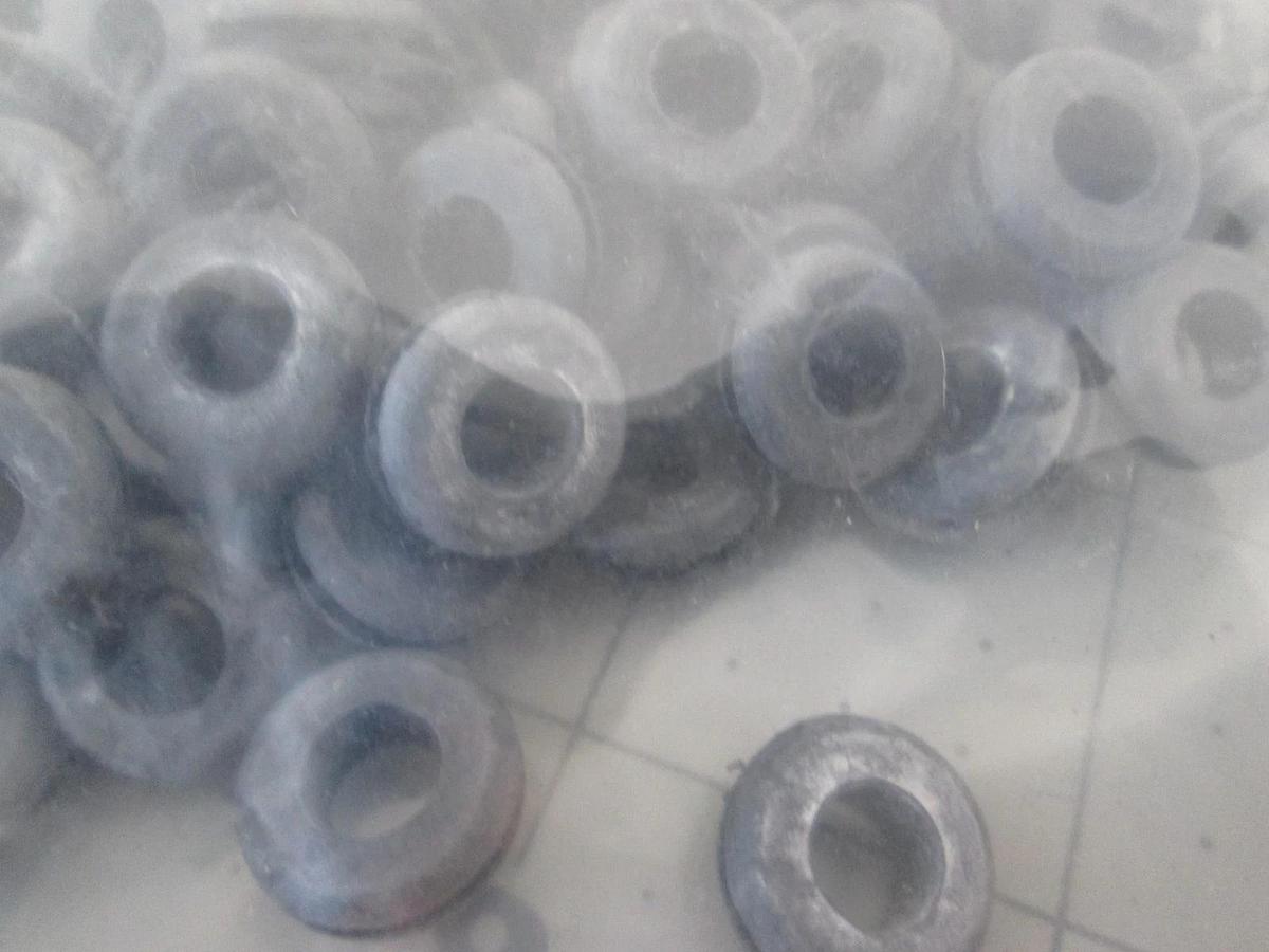 Rubber Grommet, 1/4 Hole 1/16 Groove WD 3/16 THK 1/2 Dia, New, Lot of 300