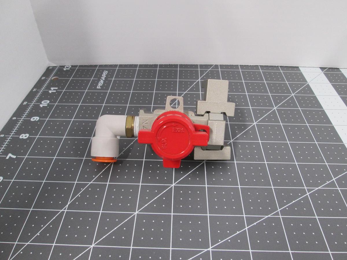 Used SMC, NVH3500-N03-X116, Manual Hand Valve 3/8" NPT Pneumatic Used Working
