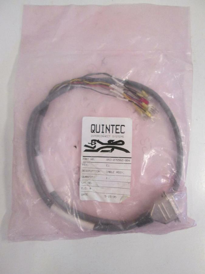 Used LAM Research, Quintec Interconnect Systems 853-76562-004 Cable Assembly, Rev. E1