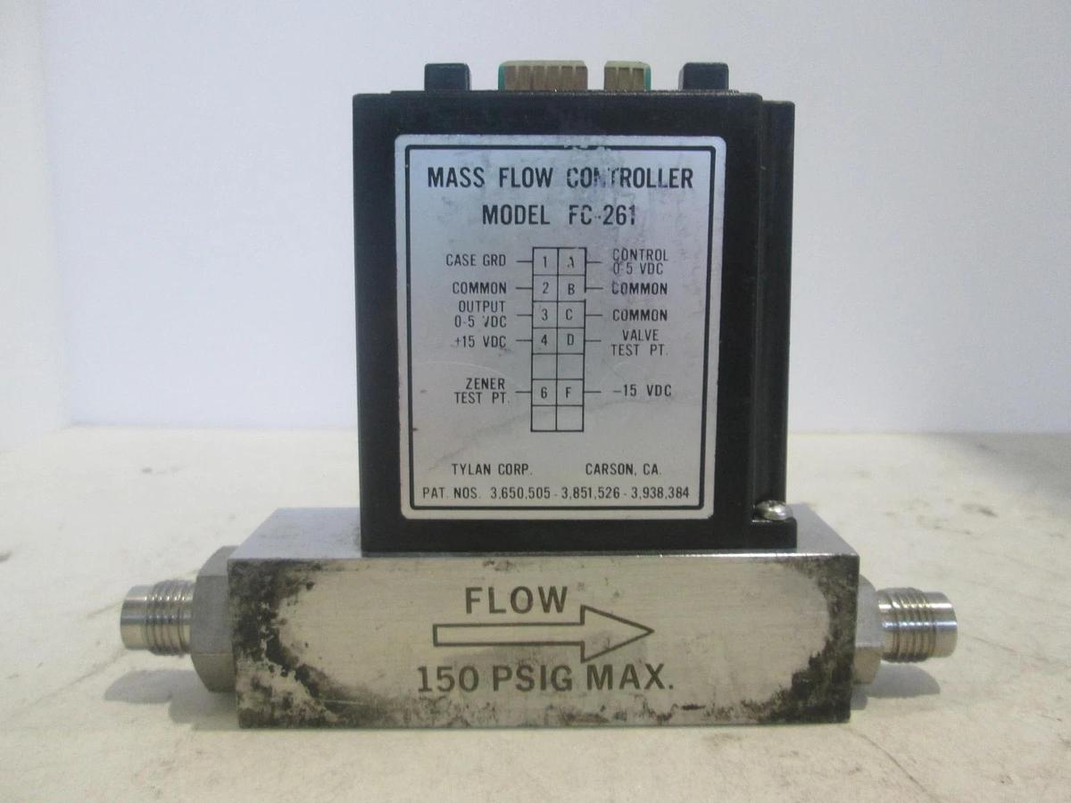 Used Tylan, FC-261, Mass Flow Controller, 15 SLPM,N2, Used