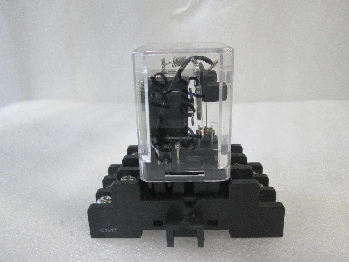 Used Potter & Brumfield, KUP-5D15-24 Relay w/ NDSQ-11A Socket, Used