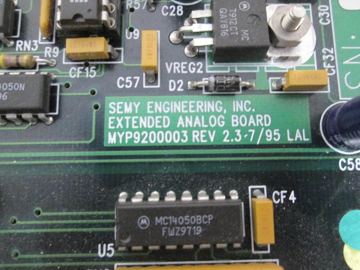 Used SEMY, MYP9200003, Extended Analog Board, Used