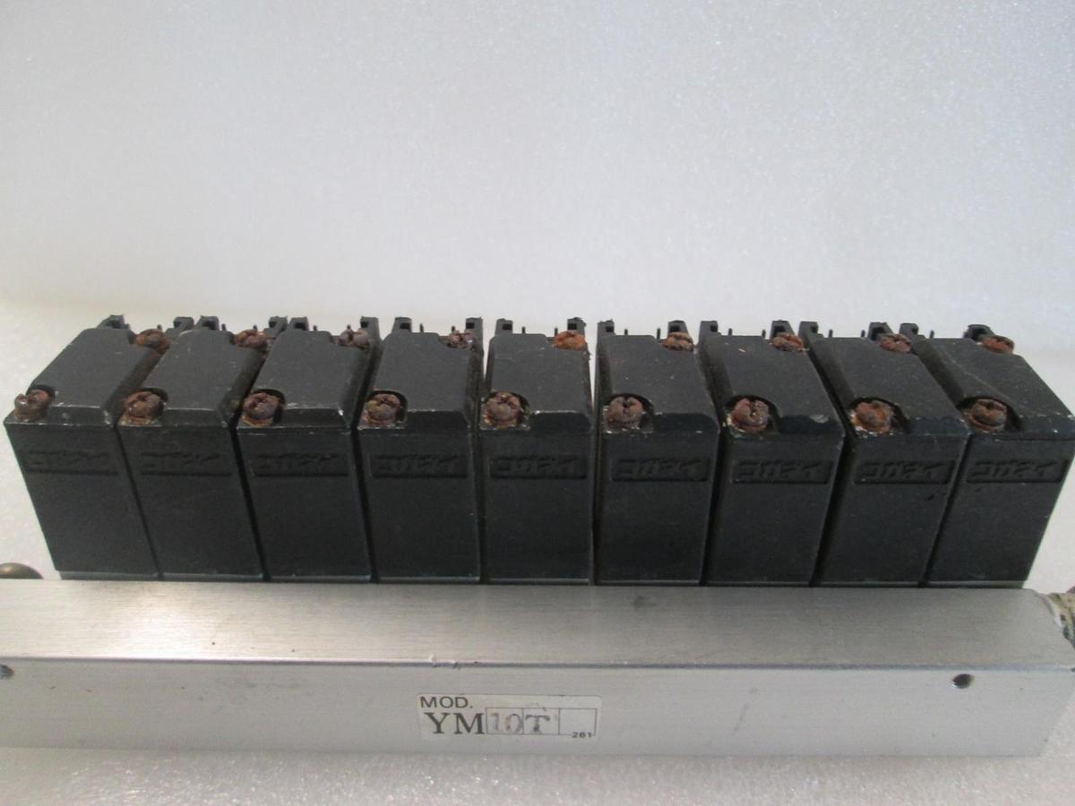 Used Koganei, 030E1, Solenoid Valve Block Assy, 9 Valve, Used