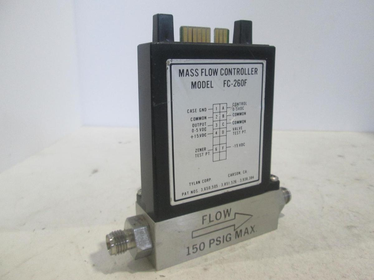Used Tylan, FC-260F, Mass Flow Controller, 2 SLPM, HCL, Used