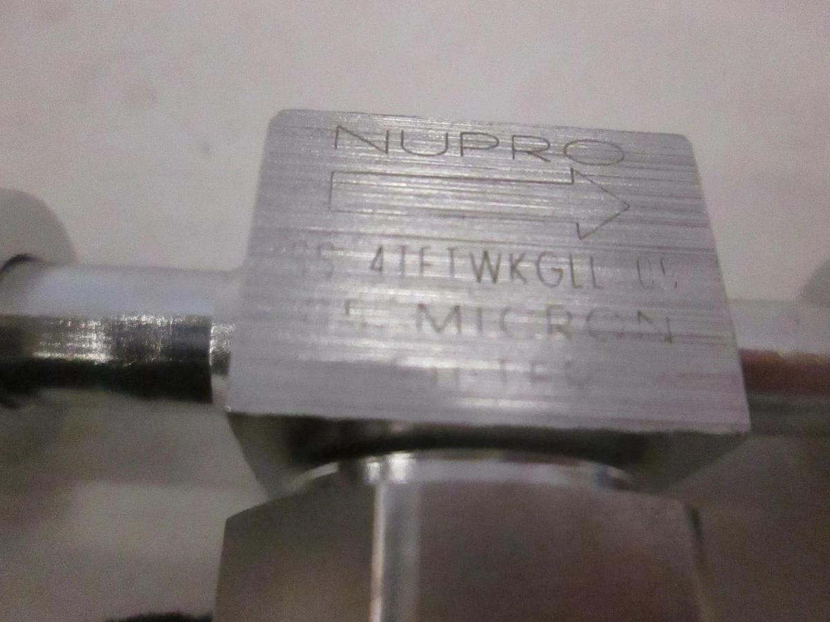 Used Nupro, SS-4TFTWKGLL, Micron Filter, Used