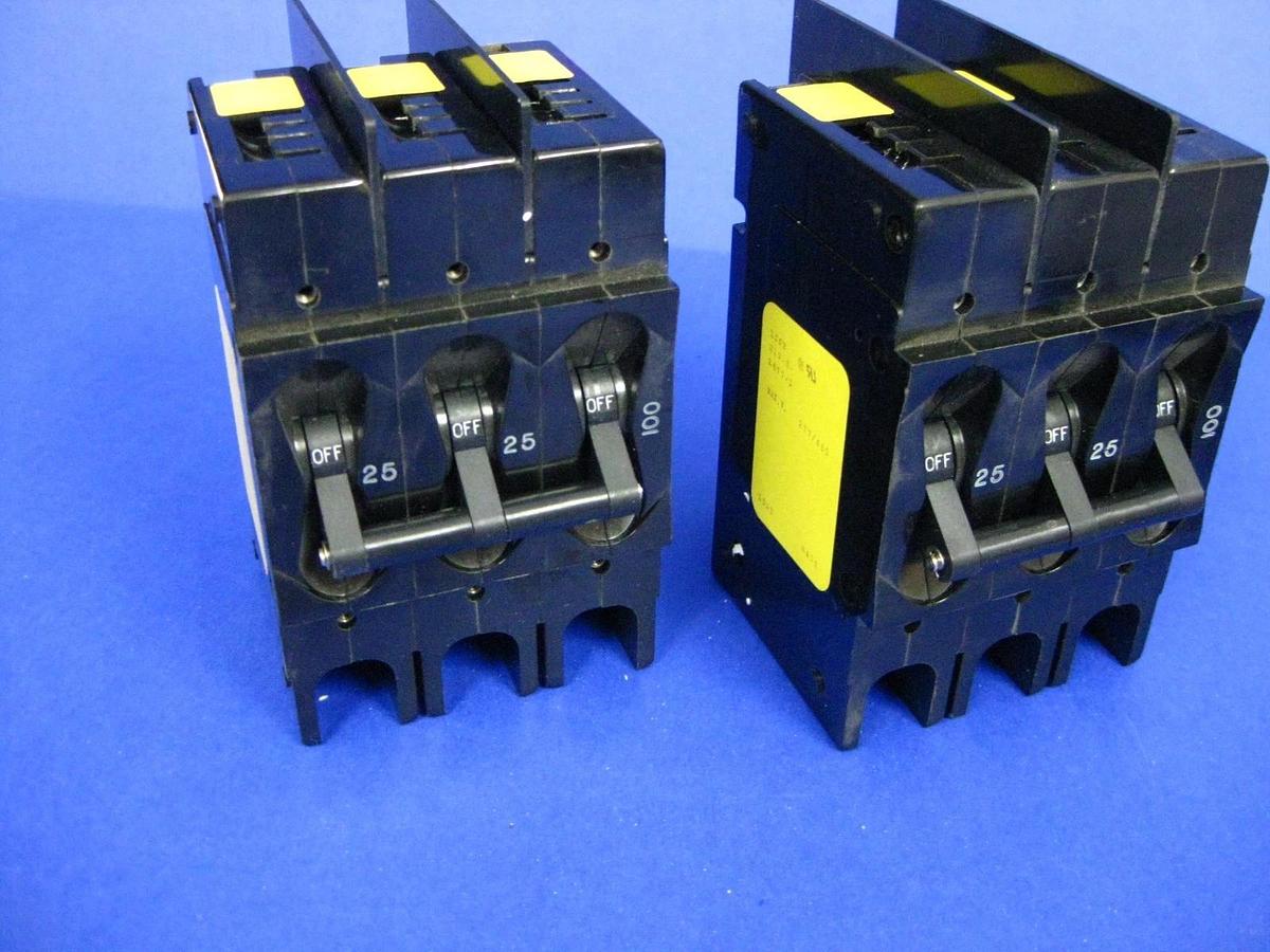 Airpax 219-3-2877-1, 3 Pole 277/480 V Magnetic Circuit Breaker - LOT of 2 NEW