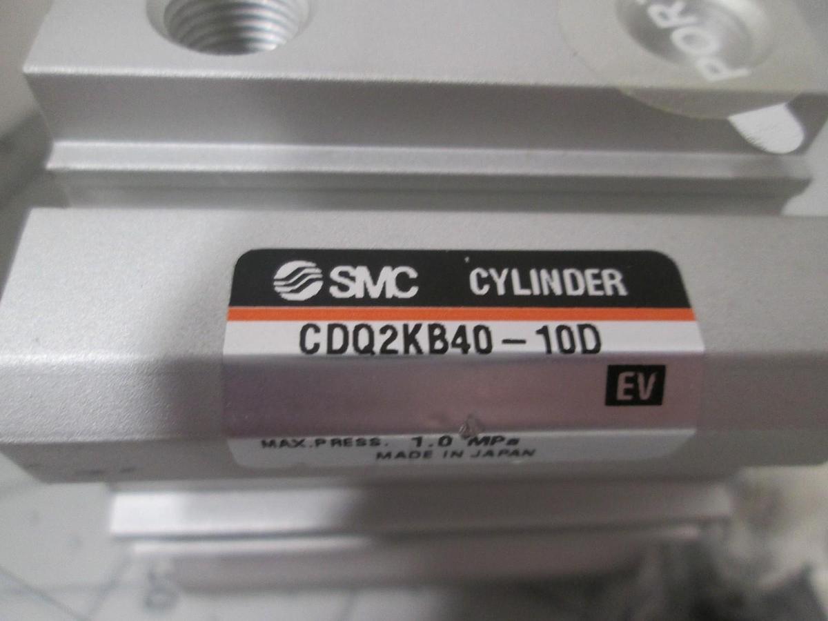Used SMC, CDQ2KB40-10D, Pneumatic Cylinder, New