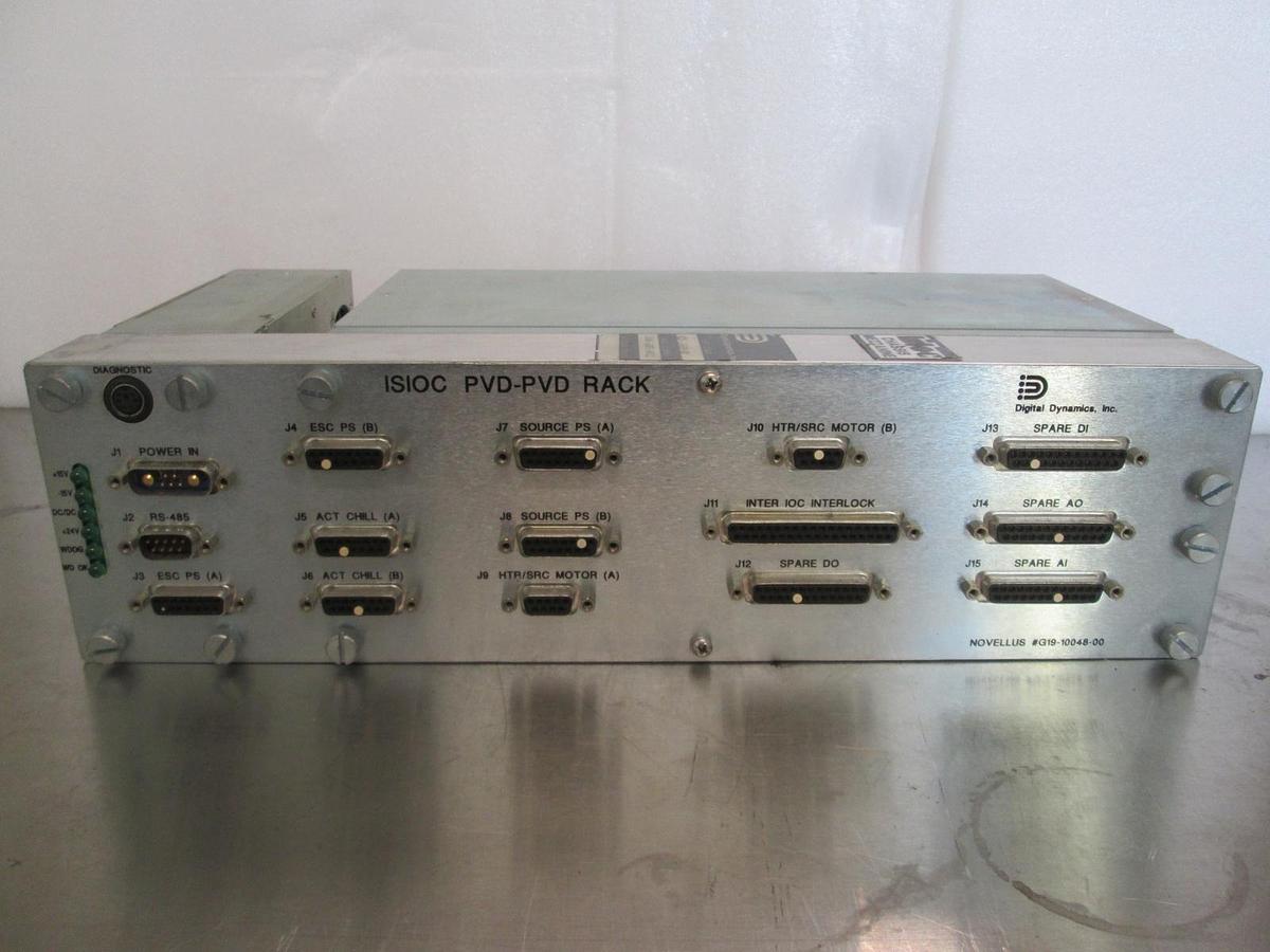 Used Digital Dynamics, ISIOC PVD-PVD RACK, G19-10048-00, Used