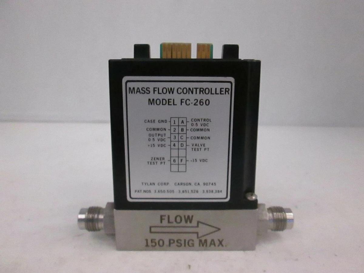 Used Tylan FC-260, Mass Flow Controller MFC, 10% H2 90%N2, 200 SLPM, Used