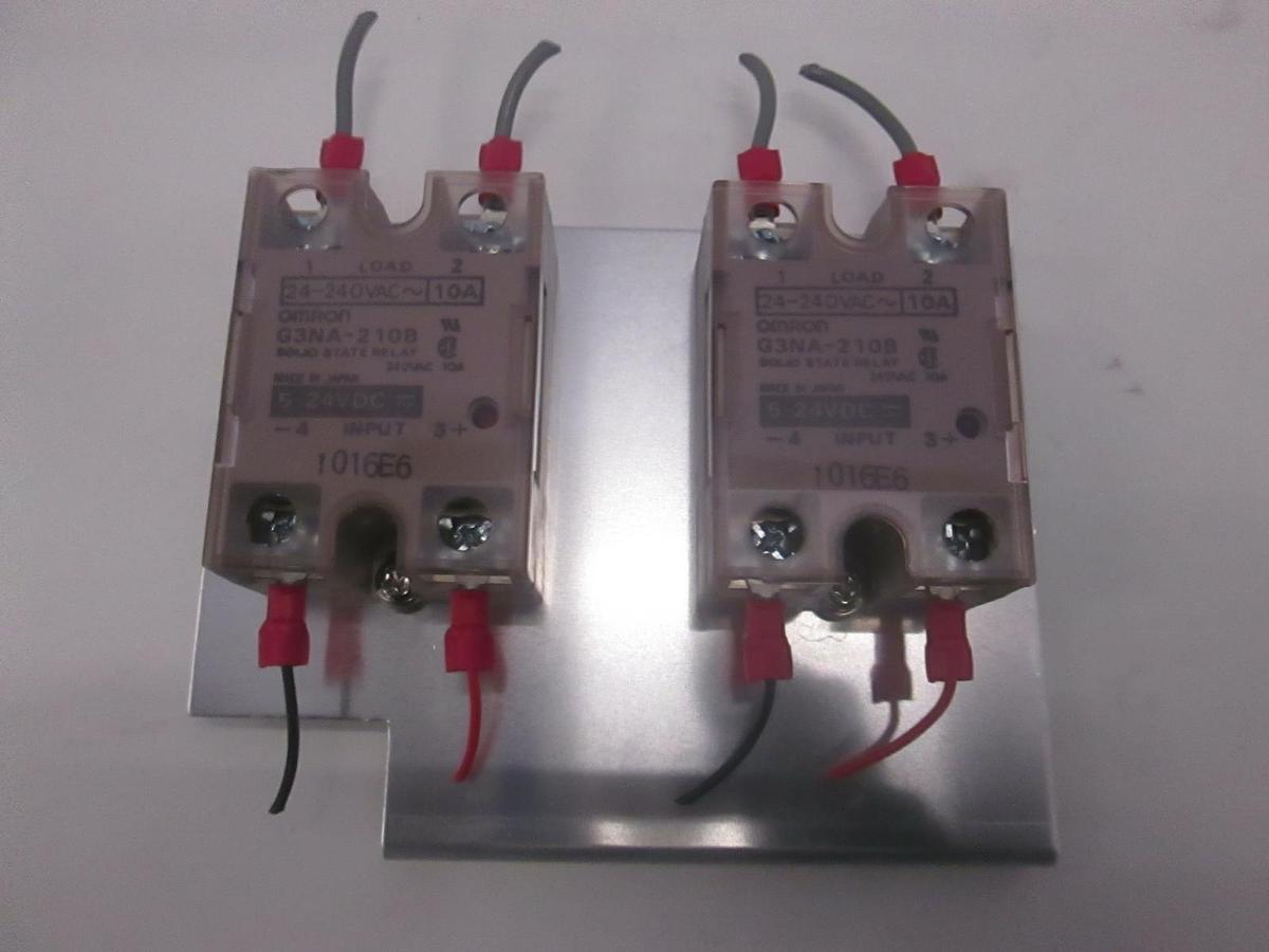Used Omron, G3NA-210B, Solid State Relay Assy, Used, Lot of 2