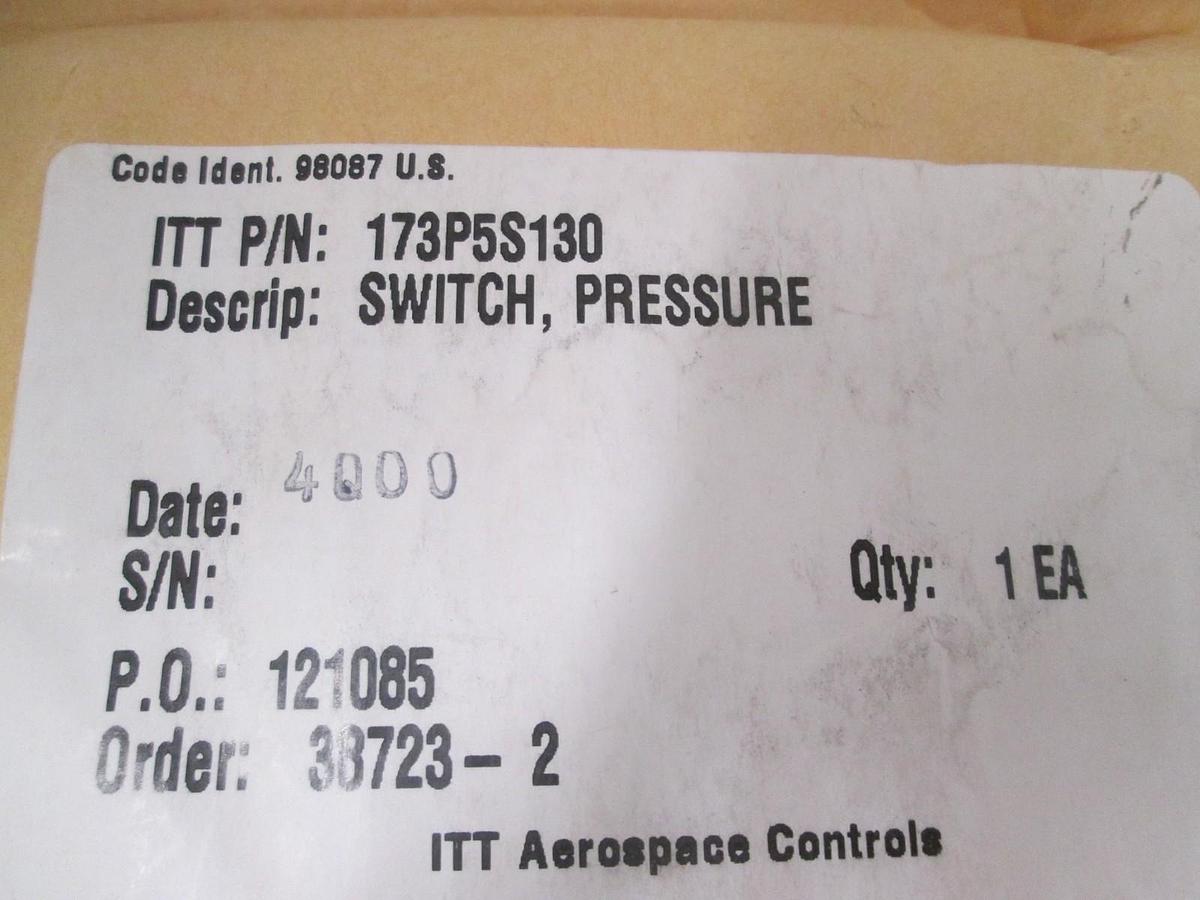 Neo-Dyne, 173R5S130, 20 PSI, Pressure Switch, New