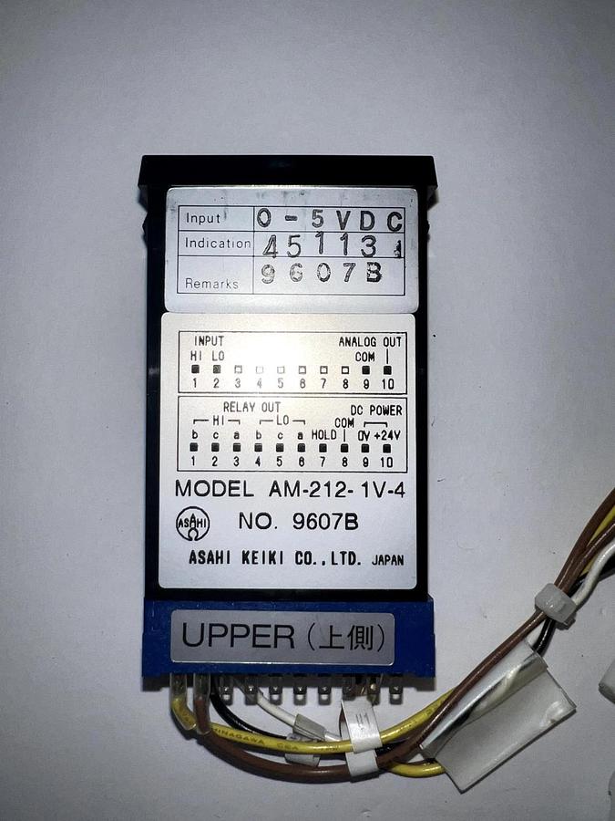 Used ASAHI KEIKI CO. , LTD. AM-212-1V-4, NO. 9607B, Used