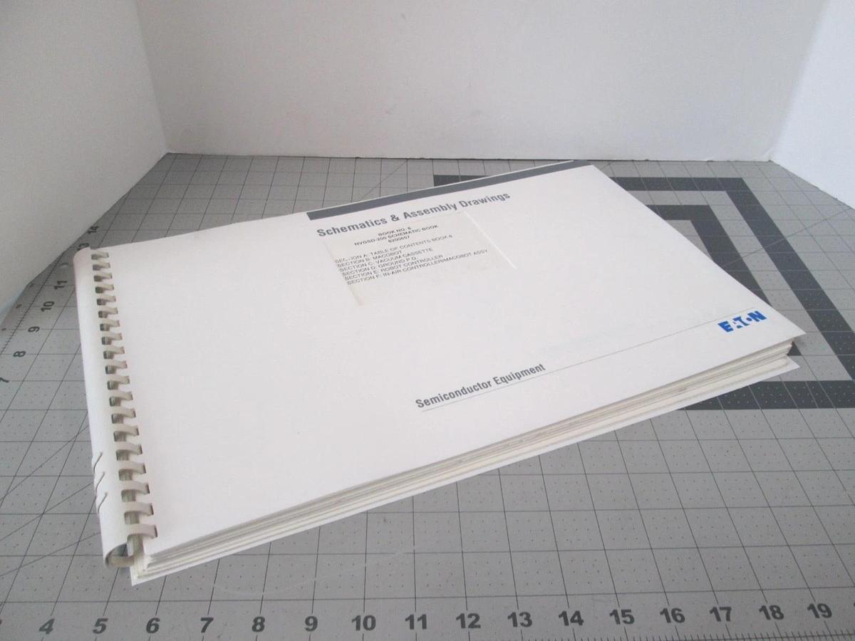 Used Eaton, NVGSD-200, Book 8, Schematics and Assembly Drawings, Used