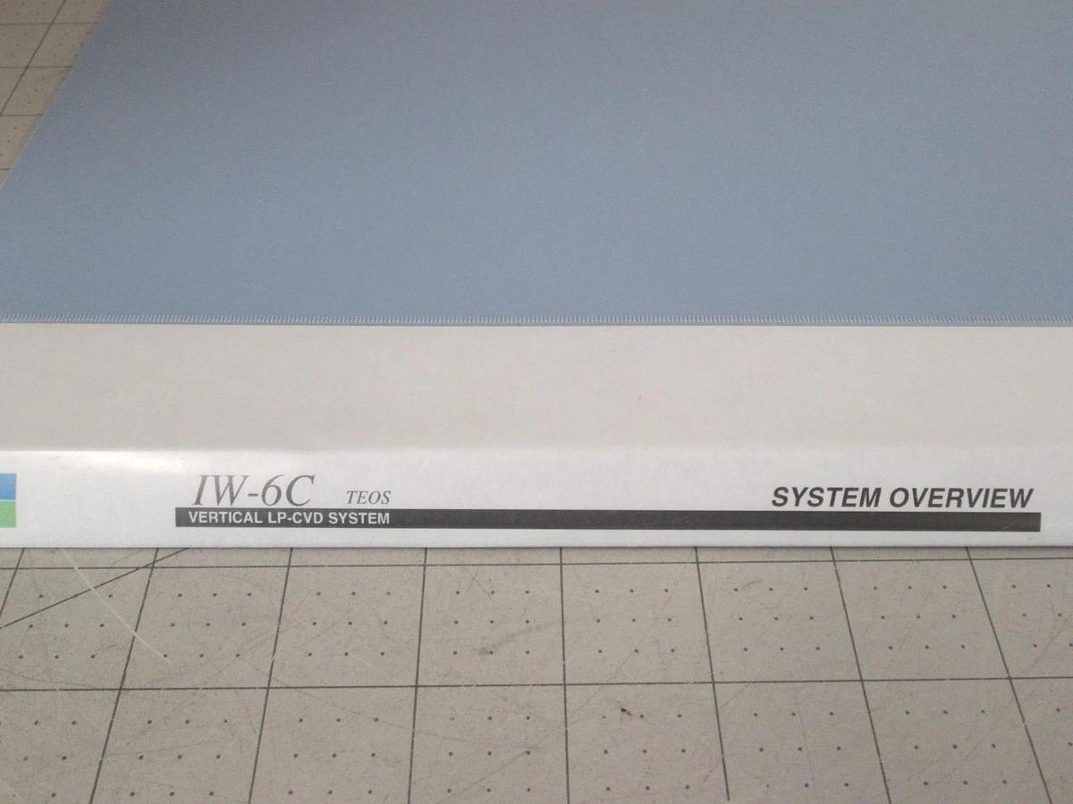 Used TEL Tokyo, IW-6C, System Overview, TEOS, Used