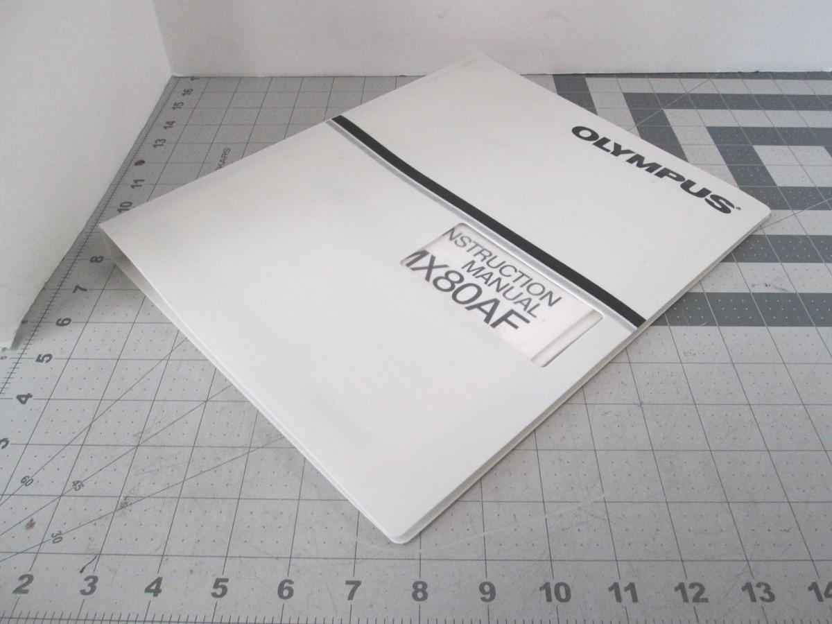 Used Olympus, MX80/MX80AF, Setup Instruction Manual, Used