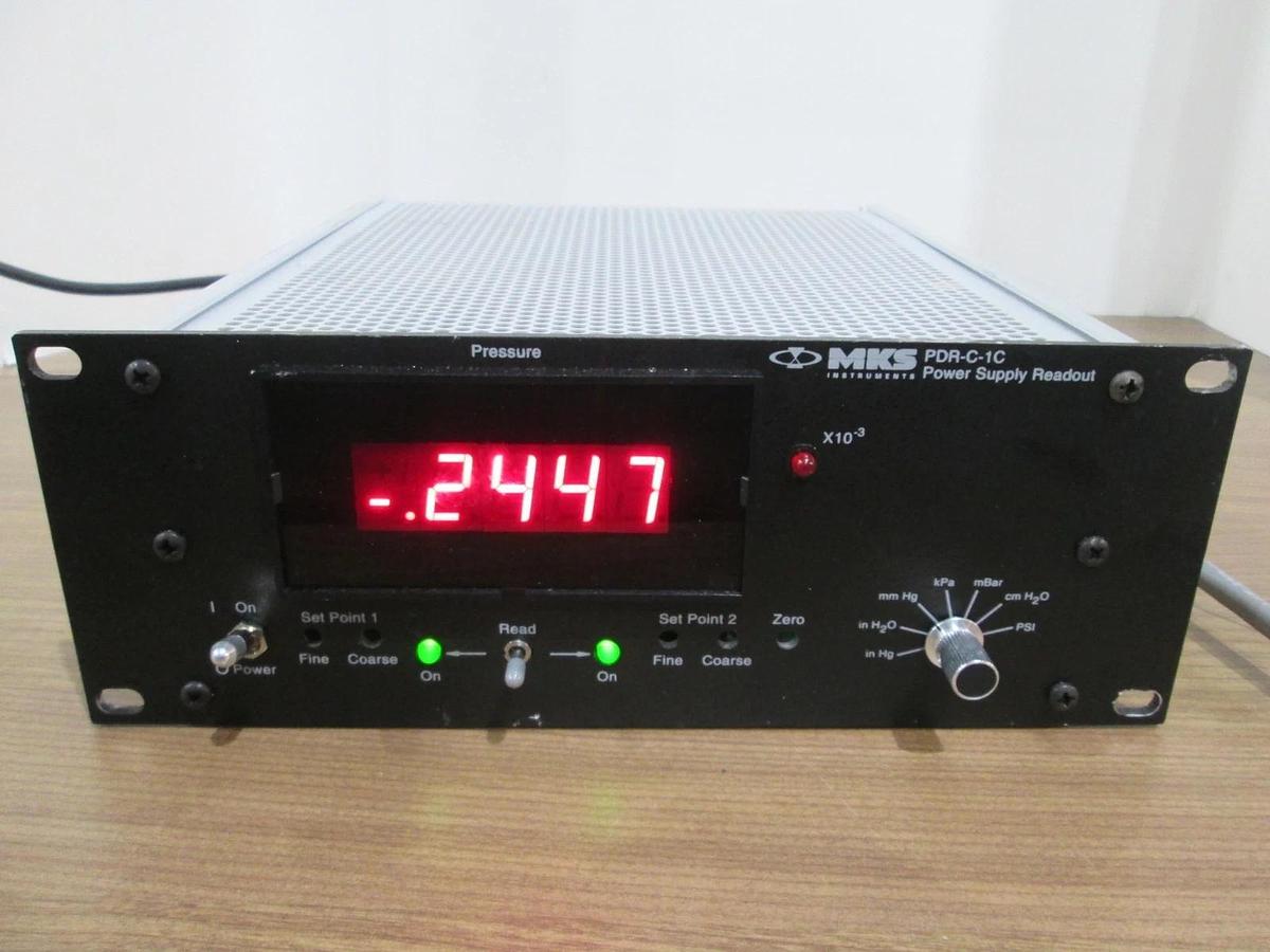 Used MKS, PDR-C-1C, Digital Readout Power Supply, Used