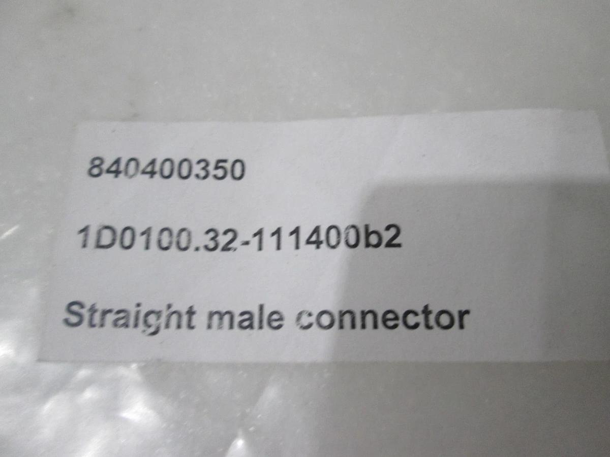 EM-Technik GMBH, 1D0100.32-111400b2, Straight Male Connector, New