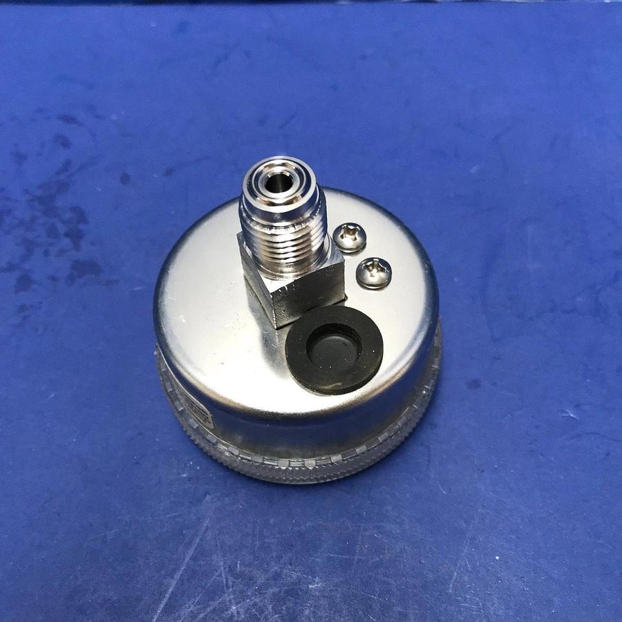 Used Span Pressure Gauge 30-0-30 psi, 1/4" MVCR, Used