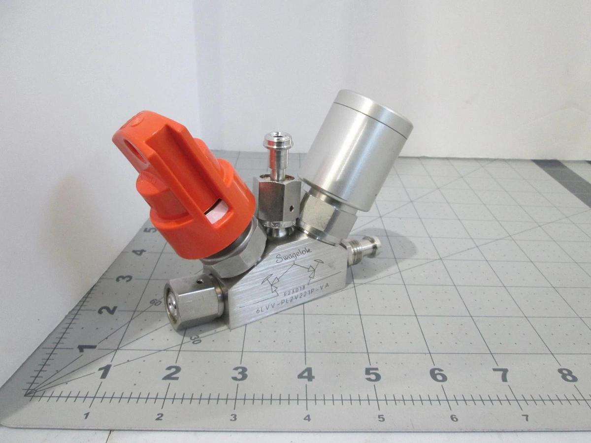 Used Swagelok, 6LVV-PL2V221P-VA, High Flow Diaphragm Valve, Used
