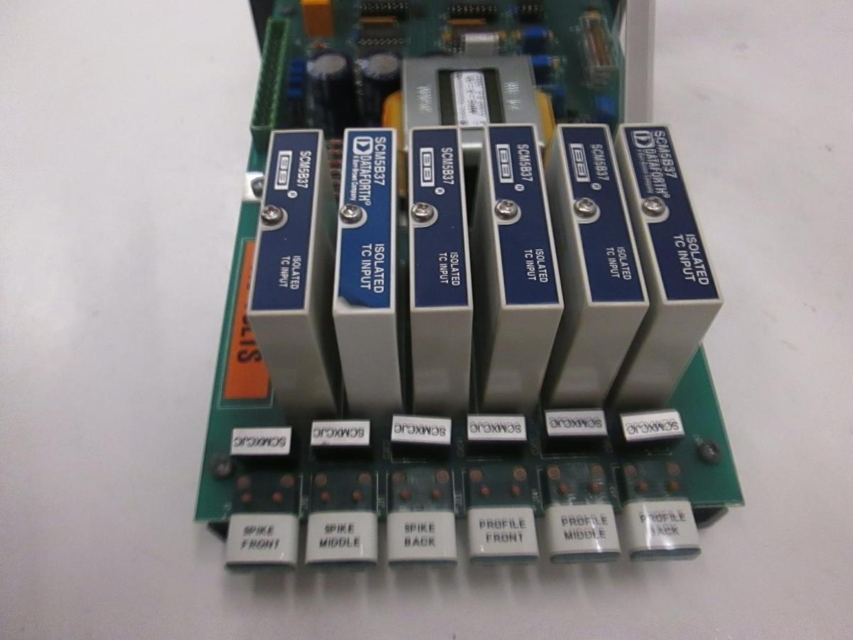 Used ICCI 8001415 Temperature Controller w/ Dataforth SCM5B37 Modules, Used