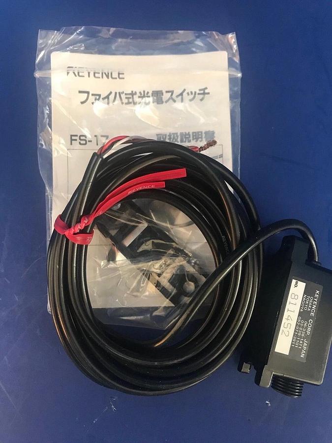 Keyence FS-17 Fiber Optic Sensor, New