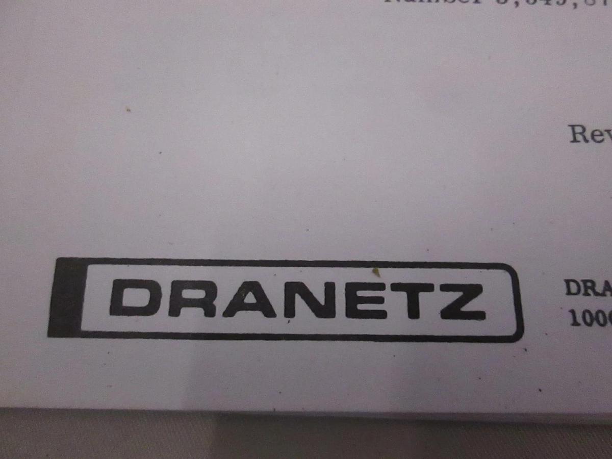 Used Dranetz TM-102700 Volume 1 Power-LineDisturbance Analyzer Operators Manual, Used