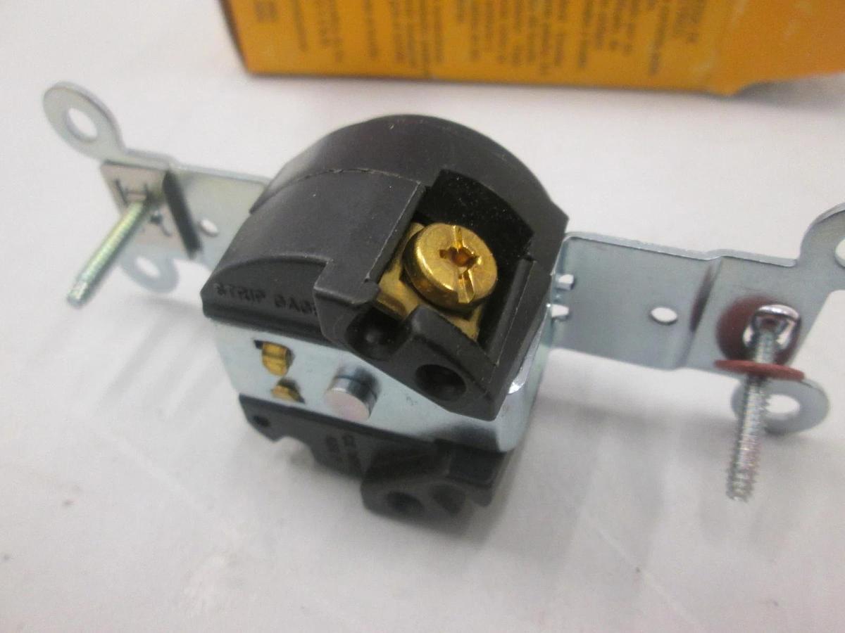 Used Hubbell, HBL4560, Twist Lock Single Receptacle, 2 Pole, New