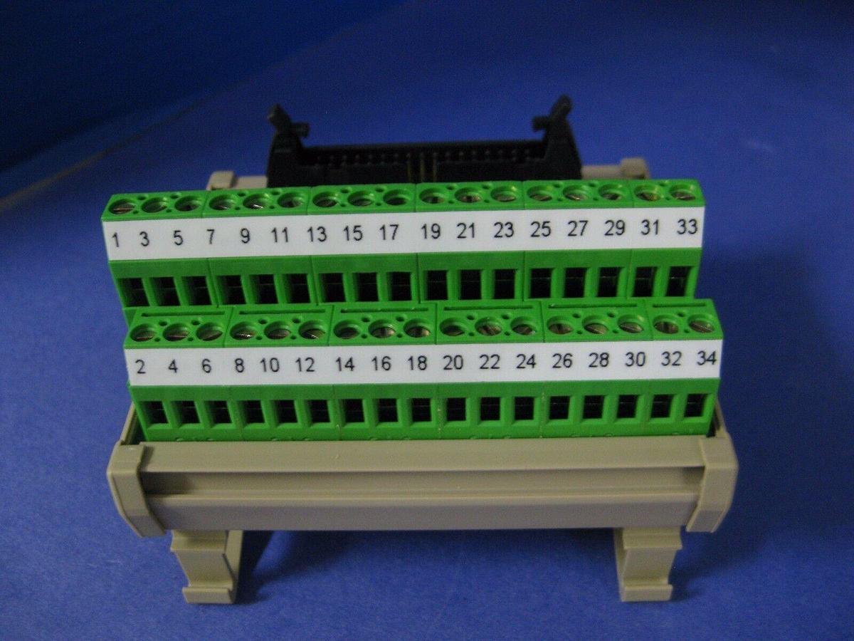Used Altech 5725.2 FBK34 Interface Module Ribbon Cable, NEW