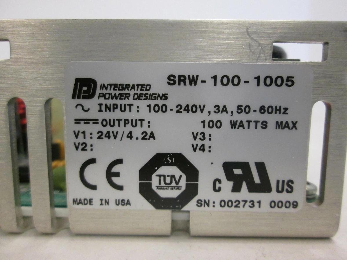 Used Integrated Power Designs, Power Supply, SRW-100-1005, Used