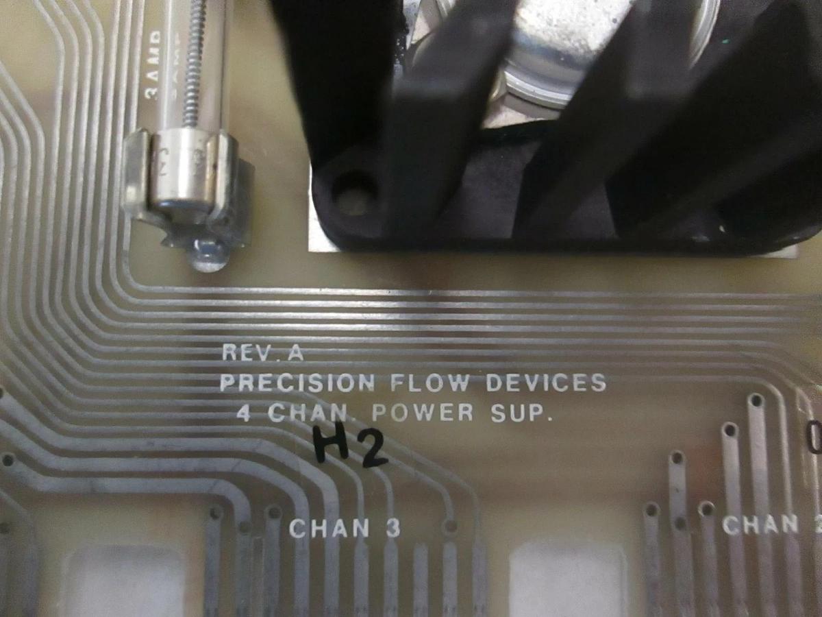 Used Precision Flow Devices, 4 Chan Power Supply, Working When Removed, Used