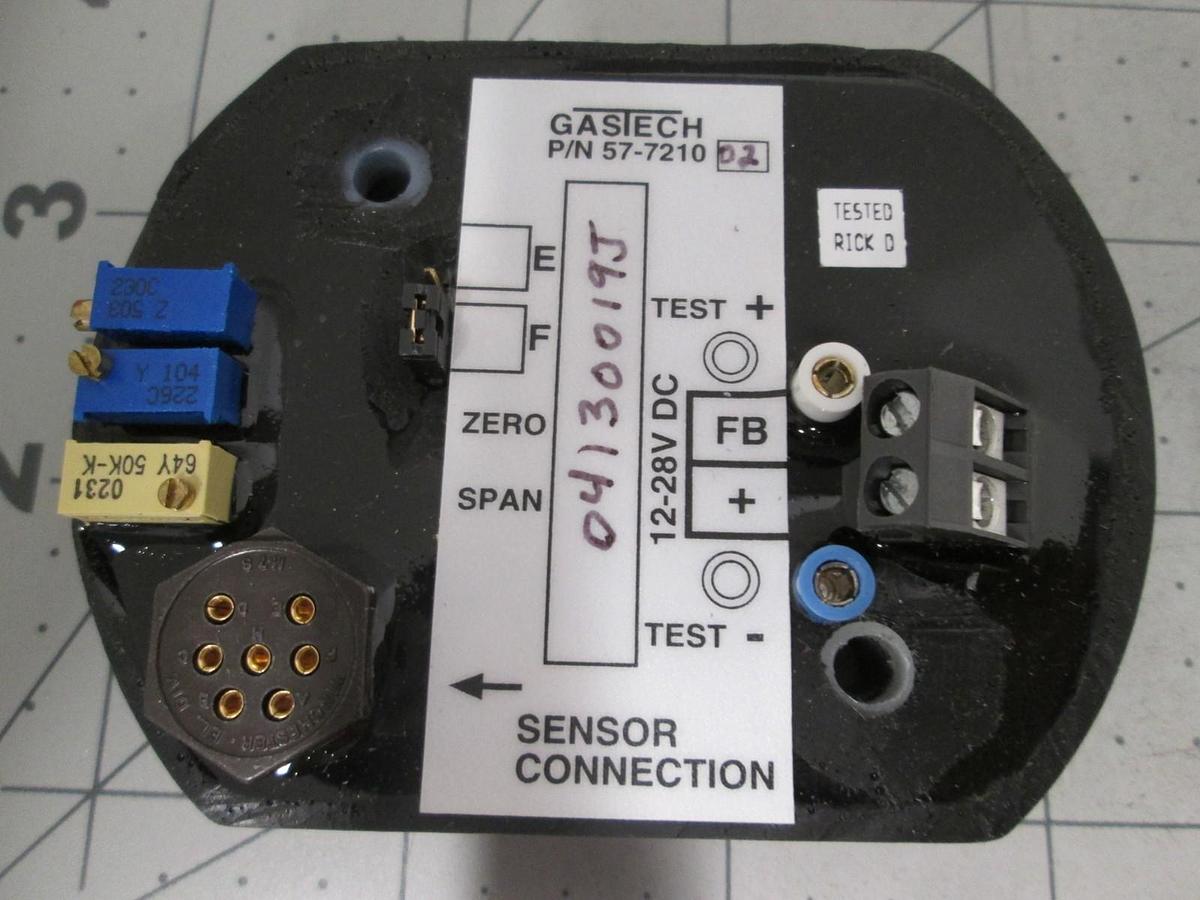 Used Gastech, 57-7210, Potted Amplifier Sensor, New