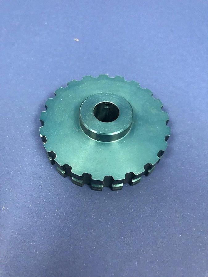Used WM Berg 37TP112-21, Aluminum Timing Pulley, 1/4" ID, 21 Tooth, Lot of 4