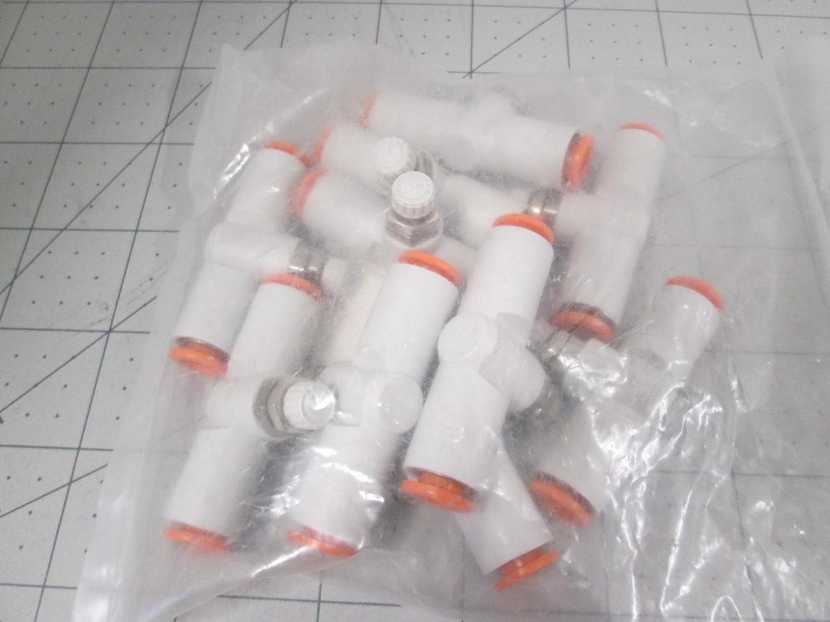 SMC, NAS2001F-07K, Flow Control Valve, New, Lot of 10